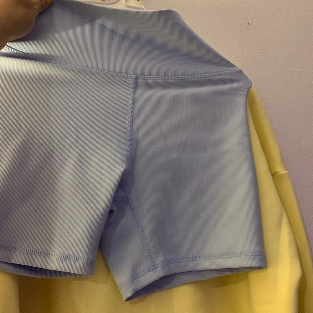 Wilo 2PK Crew Sweat Shirt (Yellow/Blue) Set